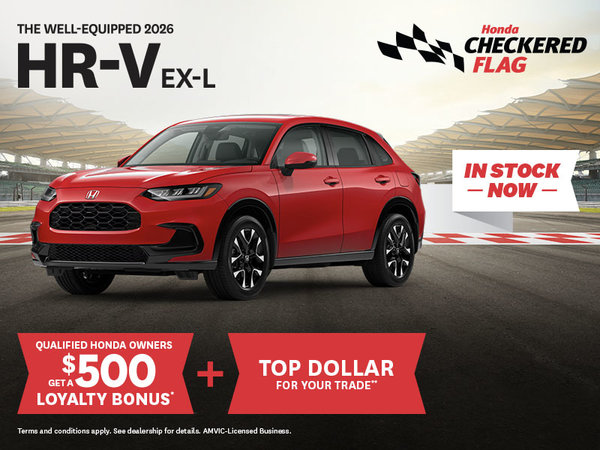Honda Checkered Flag | 2026 Honda HR-V EXL
