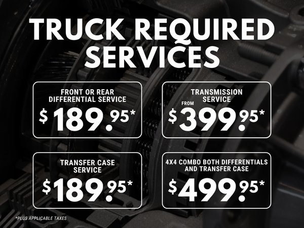 Truck Required