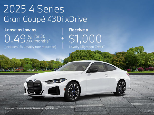 2025 4 Series Gran Coupé 430i xDrive
