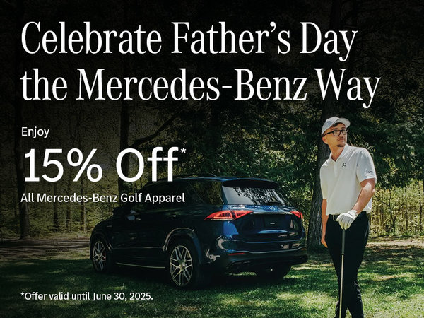 15% Off on all Mercedes-Benz Golf Apparel