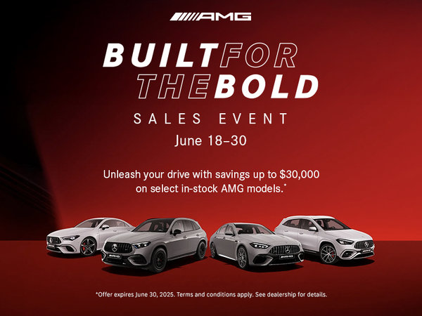Built for the Bold - AMG Sales Event