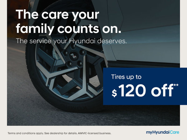 Tires up to $120 Off