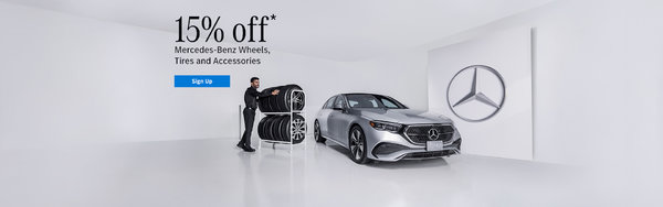 15% Off* Mercedes-Benz Wheels, Tires and Accessories