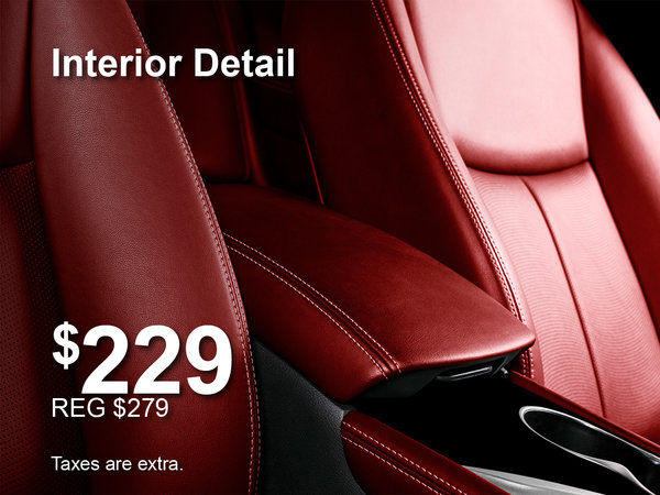 Interior Detailing Special