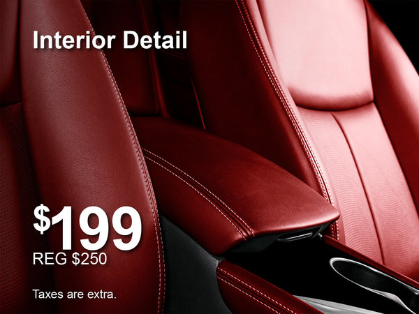 Interior Detailing Special