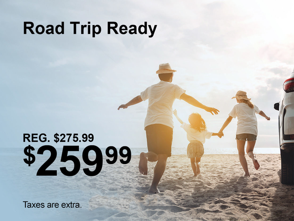 Road Trip Ready Package Special