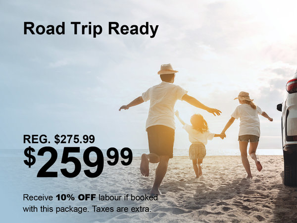 Road Trip Ready Package Special