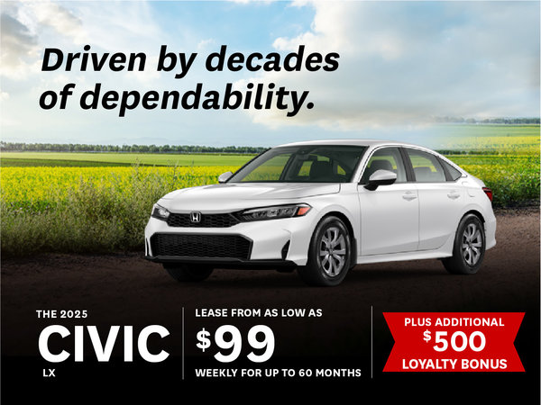 2025 Civic LX - July Offers