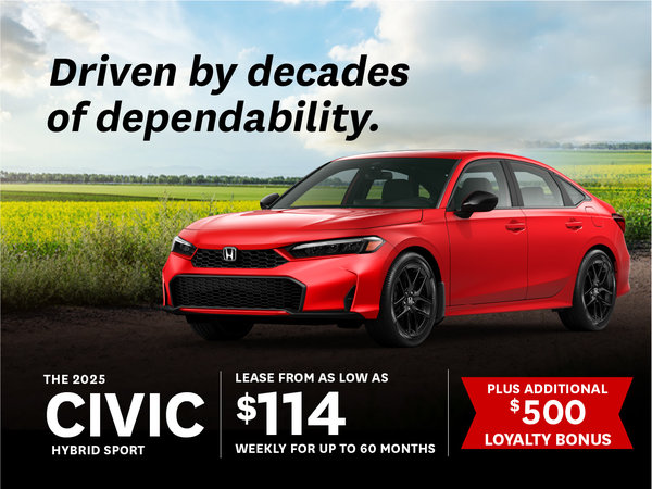 2025 Civic Hybrid Sport - July Offers