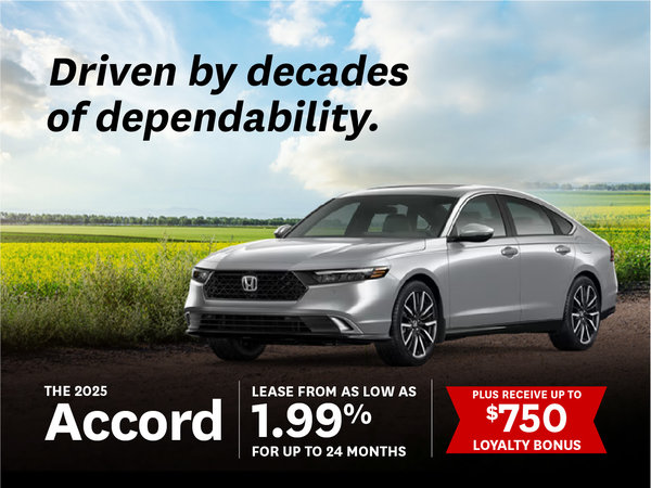2025 Accord - July Offers