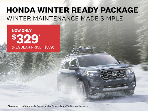 Honda Winter Ready Package
