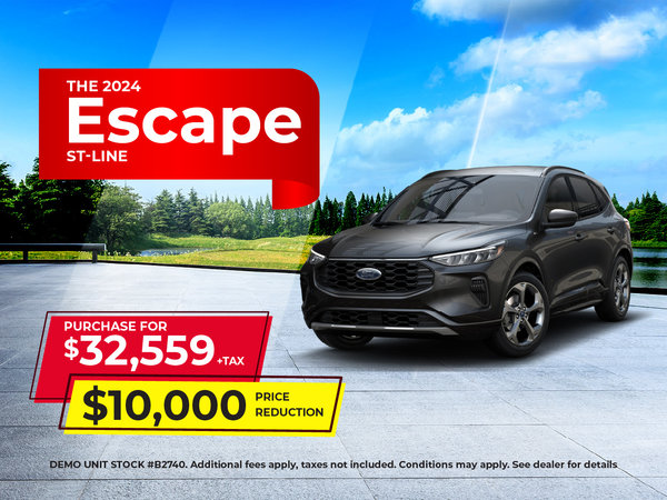 2024 Ford Escape ST July Offer