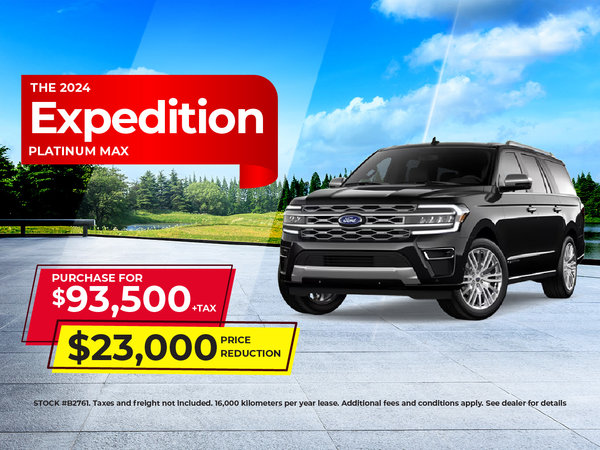 2024 Ford Expedition Platinum July Offer