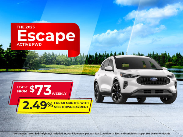 2024 Ford Escape Active July Offer