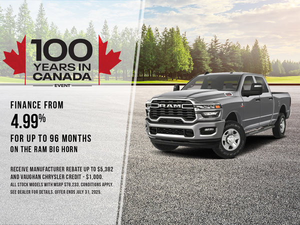2025 Ram 1500 Big Horn July Offer