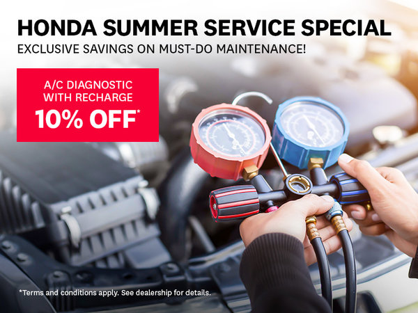 Honda Summer Service Special | A/C Diagnostic