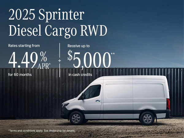 2025 Sprinter Diesel Cargo RWD
