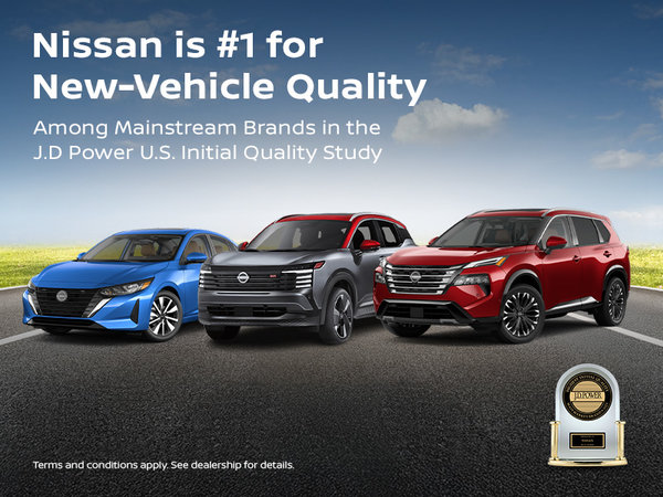 Nissan is #1 for New-Vehicle Quality