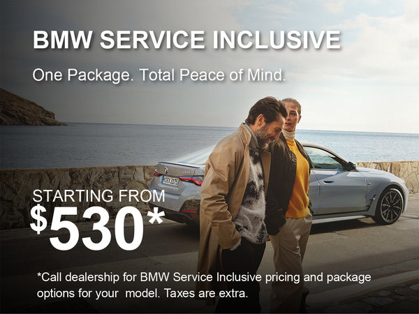 BMW Service Inclusive Packages