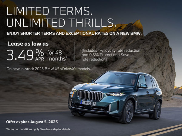 Limited Terms. Unlimited Thrills. | 2025 BMW X5