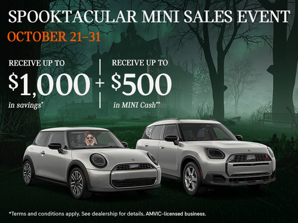 Spooktacular MINI Sales Event