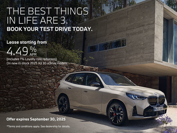 The Best Things In Life Are 3 - 2025 X3 30 xDrive