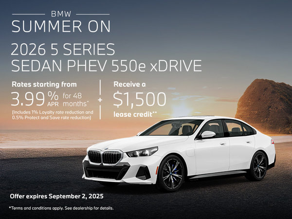 2026 5 Series Sedan PHEV 550e xDrive