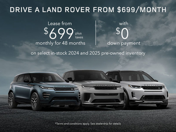 Drive a Land Rover from $699/month