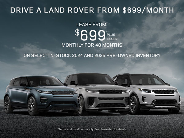 Drive a Land Rover from $699/month