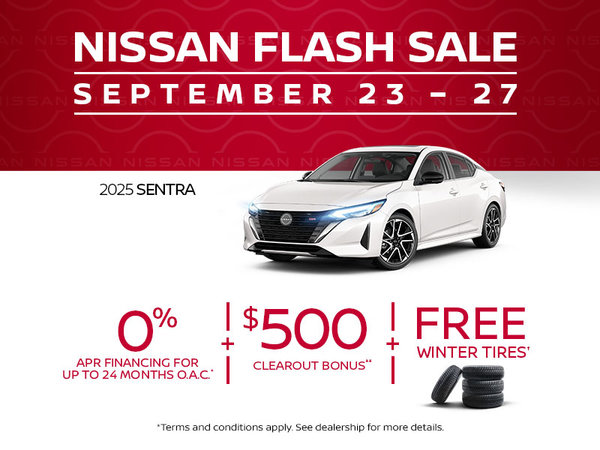 Nissan Flash Sale - 2025 Sentra