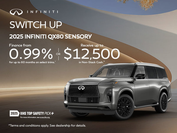 Switch Up - 2025 INFINITI QX80 Sensory