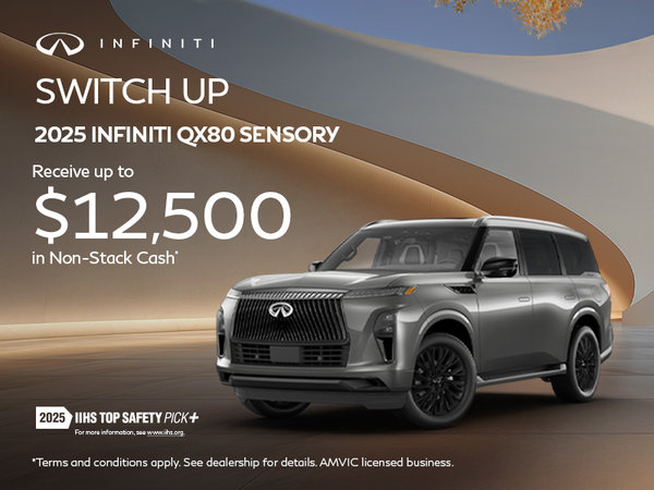 Switch Up | 2025 INFINITI QX80 Sensory