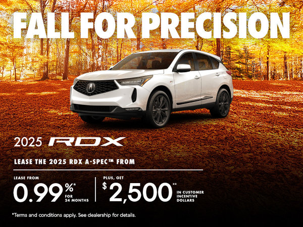 Fall for Precision | 2025 RDX
