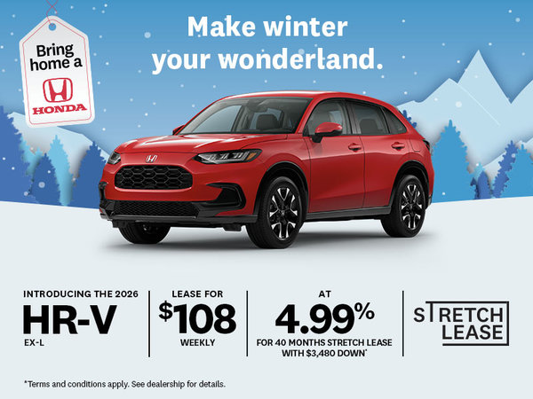 Bring Home a Honda - 2026 HR-V EX-L