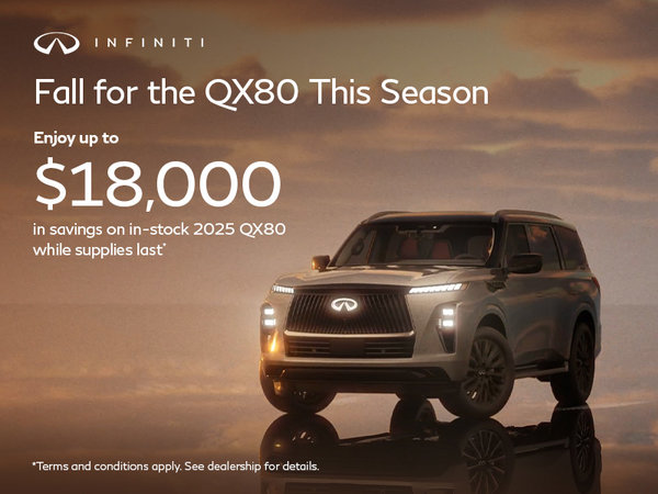 Fall for the QX80 This Season