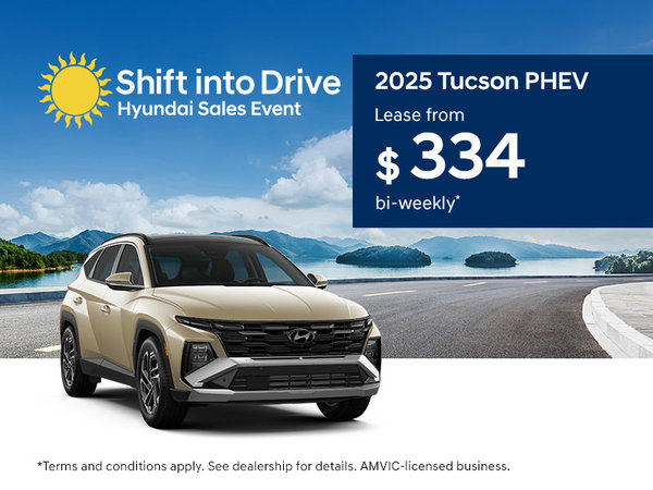 Shift into Drive Hyundai Sales Event - 2025 Tucson PHEV
