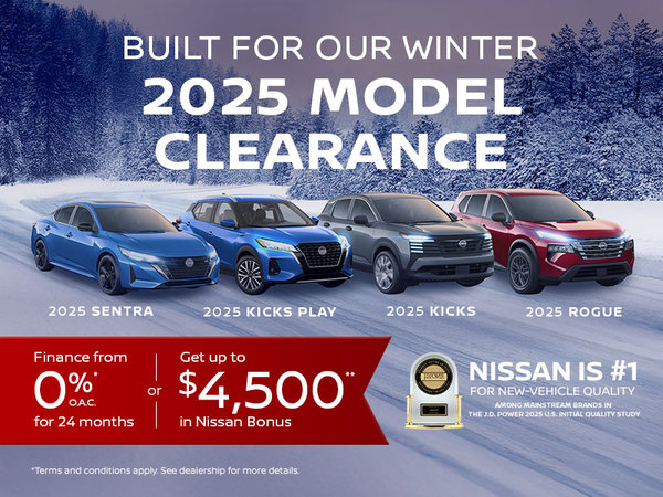 2025 Model Clearance - Built for Our Winter