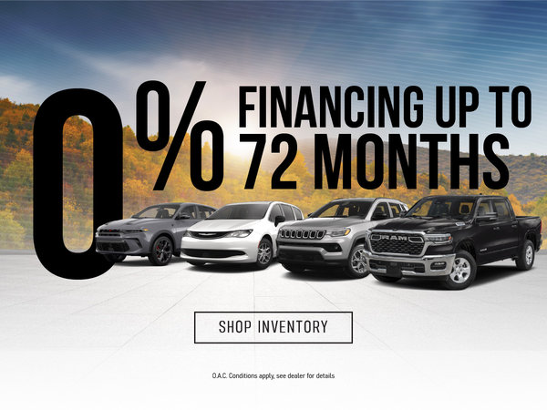 Enjoy 0% Financing for 72 Months