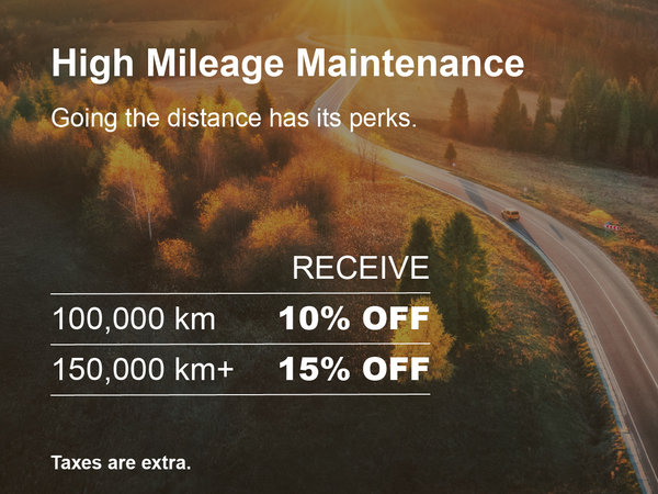 High Mileage Maintenance Special