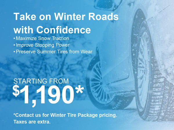 Winter Tire Package Pricing Special