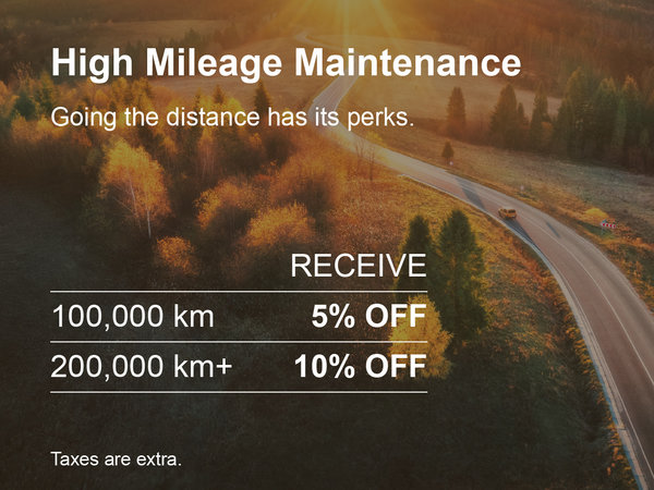 High Mileage Maintenance Special