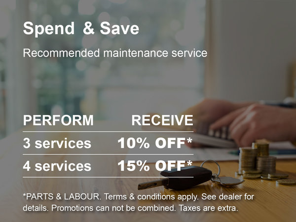 Spend & Save Special