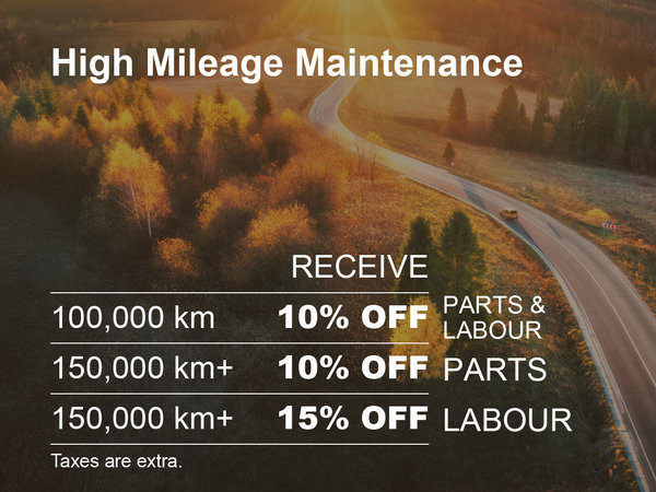 High Mileage Maintenance Special