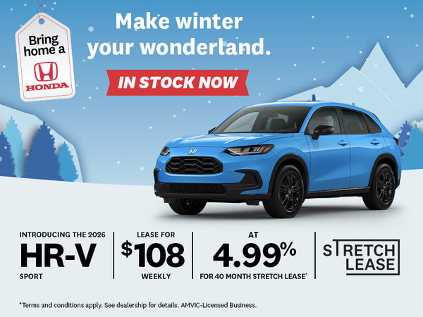 Bring Home a Honda - 2026 HR-V Sport