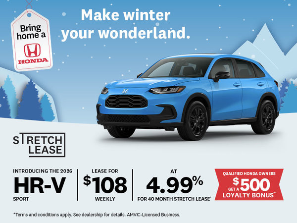 Bring Home a Honda - 2026 HR-V Sport