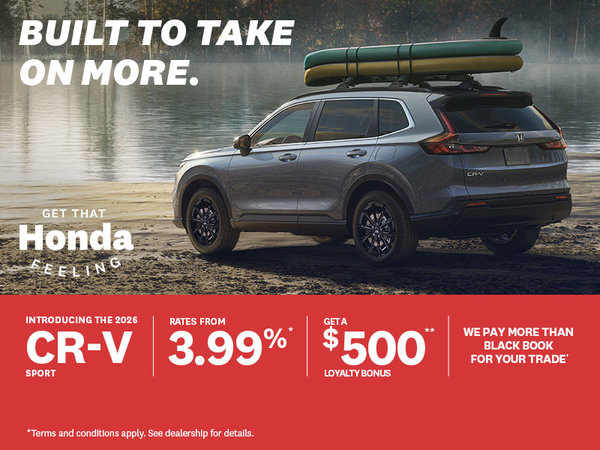 Get That Honda Feeling - 2026 CR-V Sport