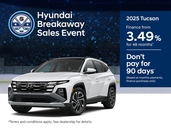 Hyundai Breakaway Sales Event - 2025 Tucson