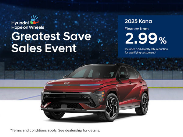 Greatest Save Sales Event - 2025 Kona