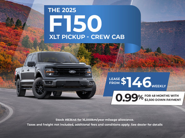 Get the 2025 Ford F150 XLT