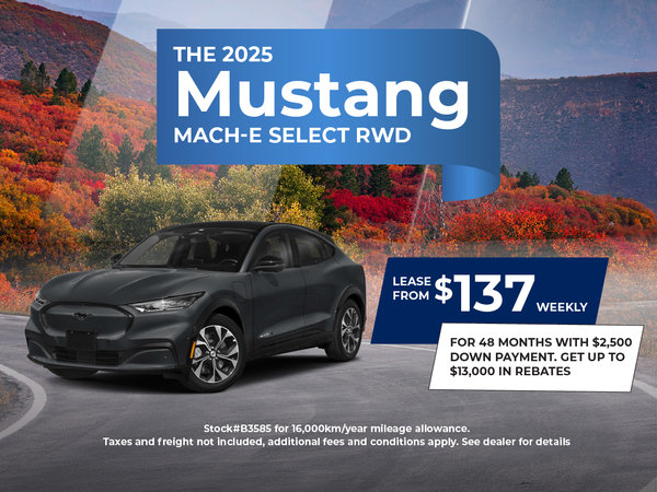 Get the 2025 Ford Mustang MachE Select RWD